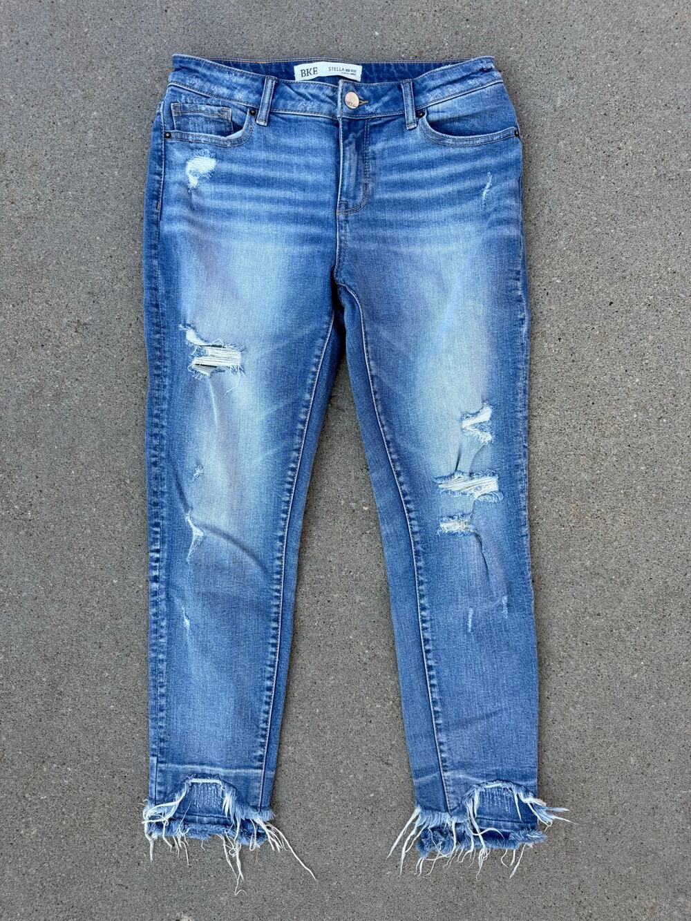 Buckle BKE Stella Size 27 Mid Rise Slim Fit Ankle Stretch Jeans ABK1271A